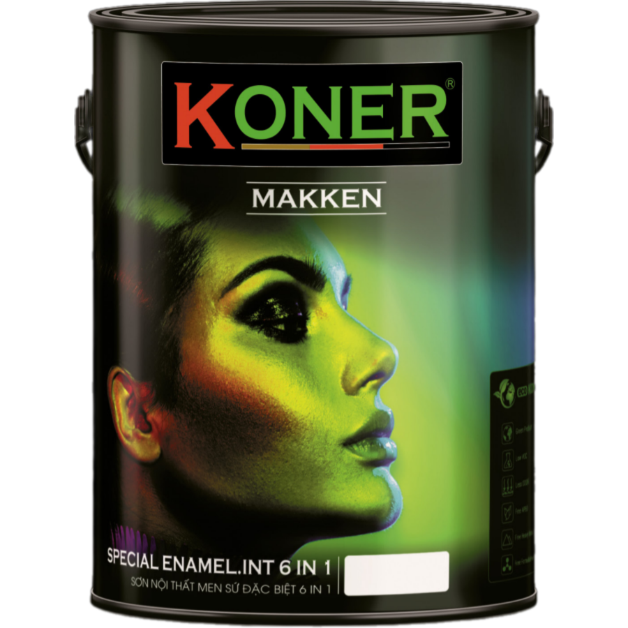 Sơn nội thất men sứ đặc biệt 6 IN 1 KOR-314
