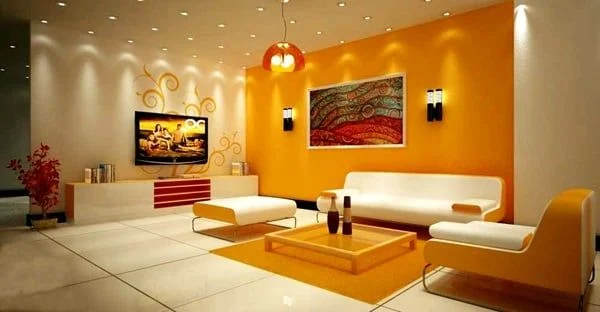 Không sử dụng gam màu cam đỏ cho người mệnh Thủy