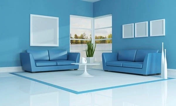 Sơn phòng màu xanh cho gia chủ mệnh Thủy giúp mang đến sự bình yên